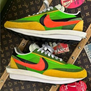 Nike Sacai x LDWaffle Green Gusto with Box, Men's US 11.